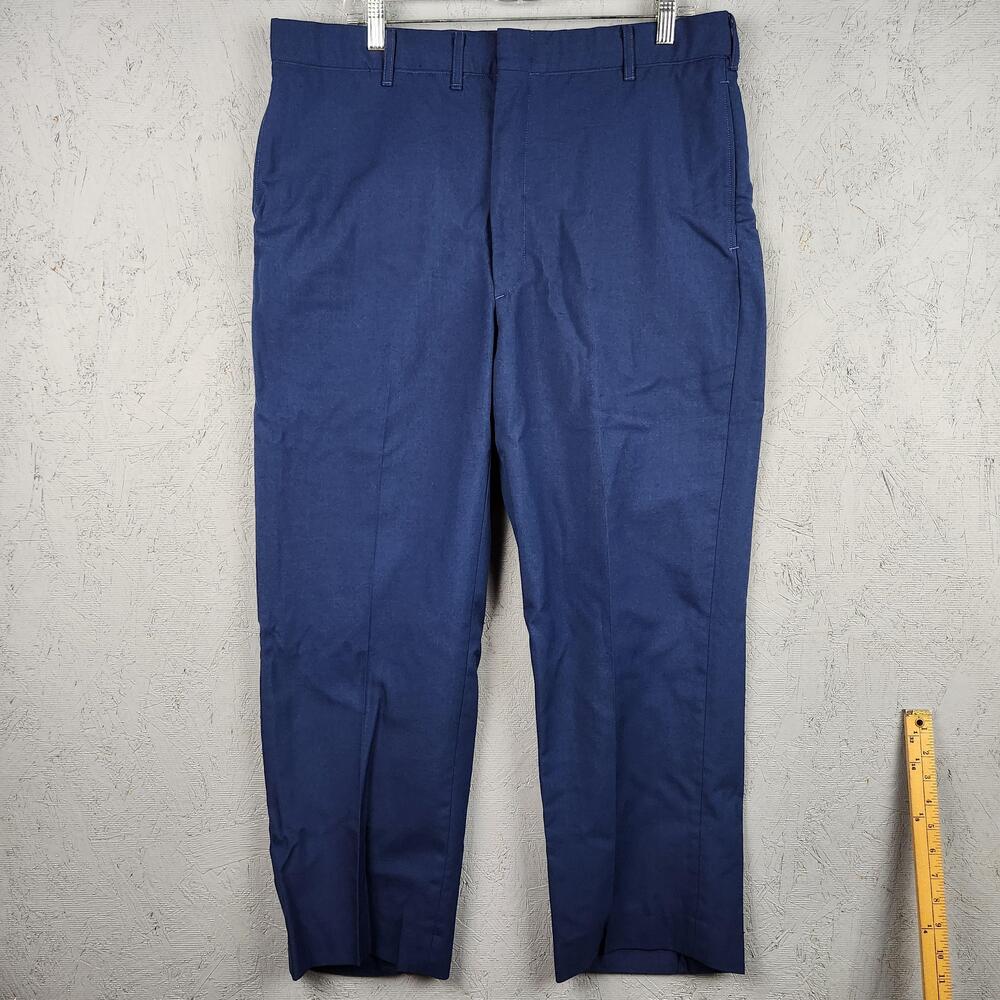 DSCP Garrison Dress Pants Mens 38R Wool Blend Uniform Slacks Military Made USA